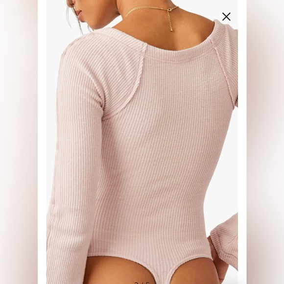 FREE PEOPLE Bodysuit NWT, On A Cloud - Picture 7 of 7